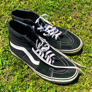 Size 10.5 high top vans black